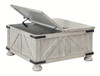Carynhurst - Cocktail Table with Storage - Whitewash