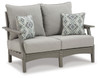 Visola - Loveseat w/Cushion - Gray