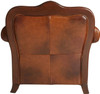 GORDON 46" Wide Top Grain Leather Arm Chair