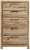 Hyanna - Tan Brown - Five Drawer Chest