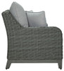 Elite Park - Loveseat w/Cushion - Gray