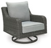 Elite Park - Swivel Lounge w/ Cushion - Gray