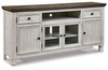 Havalance - Extra Large TV Stand - 4 Doors - Brown / Beige
