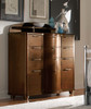 Pierce Brushed Brown Tall Dresser with Hutch