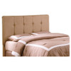 Heinz Tan Microfiber Queen Headboard