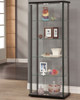 GALI 5-Shelf Curio with Glass Doors