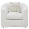 Rainn - Upholstered Tight Back Chair - Latte