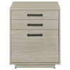 Loomis - 3-Drawer Square File Cabinet - Whitewashed Gray