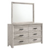 Ellen - Dresser & Mirror Set - White
