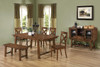 Matteo Rustic Pecan 6PC Dining Set