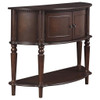 Brenda - Console Table With Curved Front - Brown