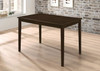 Guillen - 5 Piece Dining Set With Bench - Cappuccino And Dark Brown