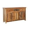Harper - 3 Door Solid Reclaimed Wood Accent Cabinet - Brown