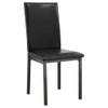 Garza - Upholstered Dining Chairs (Set of 2) - Black