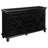 Kovu - 4-Door Accent Cabinet - Black