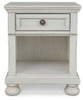 Robbinsdale - One Drawer Night Stand - Antique White