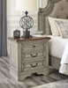 Lodenbay - Three Drawer Night Stand - Antique Gray