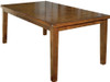 NELA Medium Brown 78" Wide Dining Table