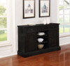 Phelps - 2 Door Sideboard Buffet Cabinet - Distressed Noir