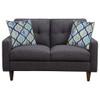 Watsonville - Tufted Back Loveseat - Gray