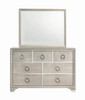 Salford - Rectangular Dresser Mirror - Metallic Sterling