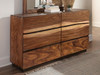 Winslow - 6-Drawer Dresser - Smokey Walnut And Coffee Bean