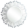 Pollen Sunburst Round Wall Mirror