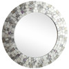 Senate Tile Round Wall Mirror