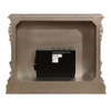Danae - Fireplace - Antique Silver