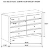 Briana - 8-Drawer Dresser - Black