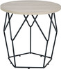 SILVANO 24" Wide Round End Table
