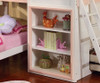 Danwood White/Pink Twin/Twin Loft Bed