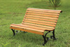 Parkview 48" Wide Oak Outdoor Bench