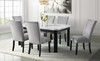 VALERY Gray Velvet 20" Wide Dining Chair