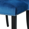 VALERY Blue Velvet 20" Wide Dining Chair