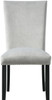 VALERY Gray Table & Gray Velvet Chairs 7 Piece Dining Set