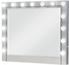 GENOA Silver 63" Wide Dresser & Mirror with Lights