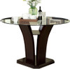 SICILIA Brown 48" Wide Counter Height Table