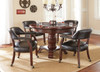 Showdown Black 5 Piece Game Table Set