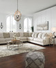 REDEEMER Beige 131" Wide Sectional