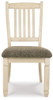 Bolanburg - Brown / Beige - Dining Uph Side Chair (Set of 2) - Rake Back