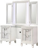 LEACREST White 63" Wide Vanity with LED's