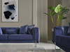 ZURICH Navy Luxury Sofa & Loveseat