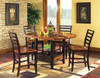 Denver 5 Piece Counter Height Set with Lazy Susan