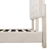 DAHLIA Cream Velvet Platform Bed