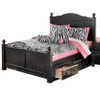 Jocelyn Storage Poster Bed