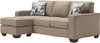 MARFA Driftwood 85" Wide Reversible Sofa Chaise