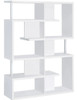 COURIER White 47" Wide Bookshelf (RTA)