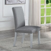 Lanton - Side Chair Set of 2) - Gray Linen & Antique White
