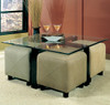 GREER Brown Storage Ottoman
